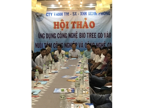 Hội thảo ỨNG DỤNG CÔNG NGHỆ BIO TREE GO VÀO NUÔI TÔM  CÔNG NGHIỆP VÀ CÔNG NGHỆ CAO 