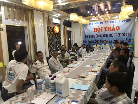 Hội thảo ỨNG DỤNG CÔNG NGHỆ BIO TREE GO VÀO NUÔI TÔM  CÔNG NGHIỆP VÀ CÔNG NGHỆ CAO 