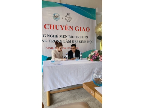 Lễ chuyển giao công nghệ Men BIO TREE  PS ứng dụng trong làm đẹp sinh học