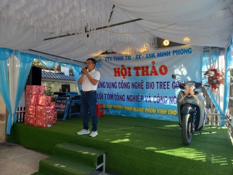 Quy trình nuôi tôm công nghệ cao bằng chế phẩm sinh học Bio Tree GO